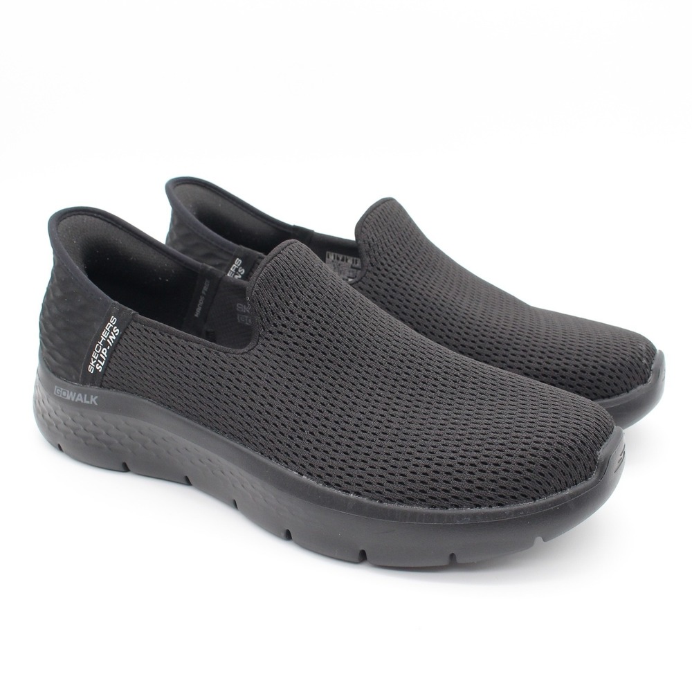 Skechers Slip Ins Go Walk Flex Relish Shoes Womens Size 10N Narrow Width Black